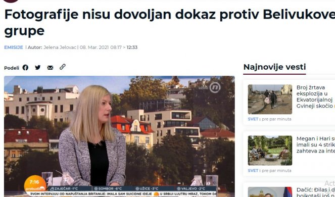 ZA NOVINARE KRIK-a FOTOGRAFIJE ZLOČINA VELJE NEVOLJE NISU DOVOLJNO DOBRI DOKAZI! Pa, gospodo, šta još treba da vidite?!