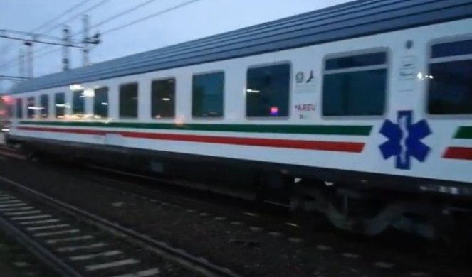 ITALIJA PREDSTAVILA POKRETNU BOLNICU! Voz će služiti za prevoz, ali i lečenje pacijenata širom države! /VIDEO/