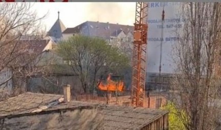 VATRA PROGUTALA OBJEKAT U FUTOŠKOJ ULICI! Požar u Novo Sadu! /VIDEO/