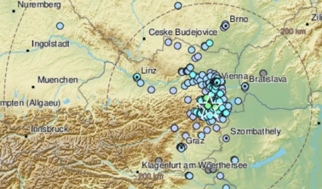 JAK ZEMLJOTRES KOD BEČA! Tresla se Austrija!