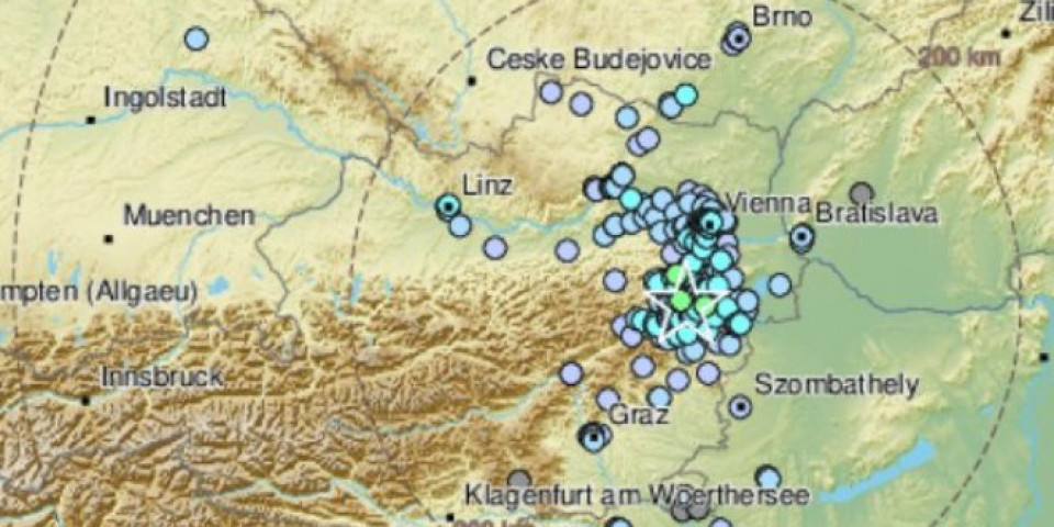 JAK ZEMLJOTRES KOD BEČA! Tresla se Austrija!