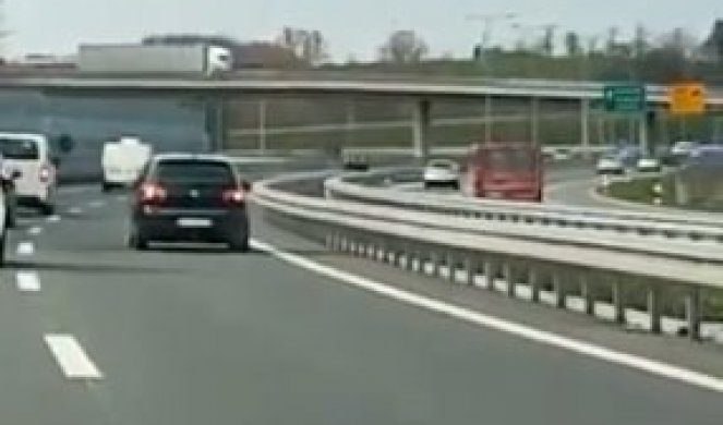 LUDILO NA AUTOPUTU! Zbog sudara u tunelu, više od deset vozača samoinicijativno VOZILO KONTRA SMEROM/VIDEO/