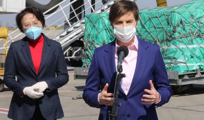 STIŽE NOVI KONTINGENT! Brnabić sutra dočekuje avion sa kineskim vakcinama!