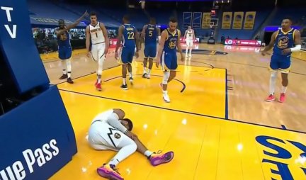 UZNEMIRUJUĆE! Ovako se povredio Marej, košarkaši se hvatali za glavu od šoka! /VIDEO/
