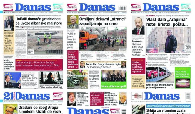 ANALIZA IŠTVANA KAIĆA, MEDIJSKOG ANALITIČARA! List "Danas" širi bolesnu mržnju prema strancima! Foto