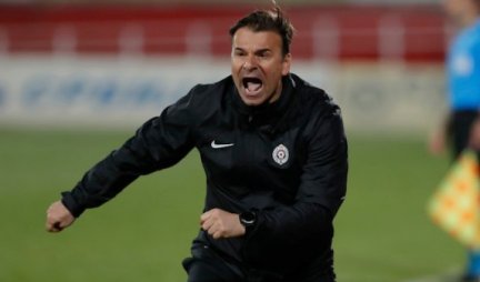 Stanojević otkrio ko će voditi Partizan protiv Genta zbog njegovog crvenog kartona