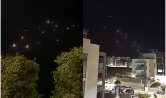 EKSKLUZIVNI SNIMCI! Hamas ispalio više od 130 raketa, "Čelična kupola" dejstvuje južno od Tel Aviva ! /VIDEO/