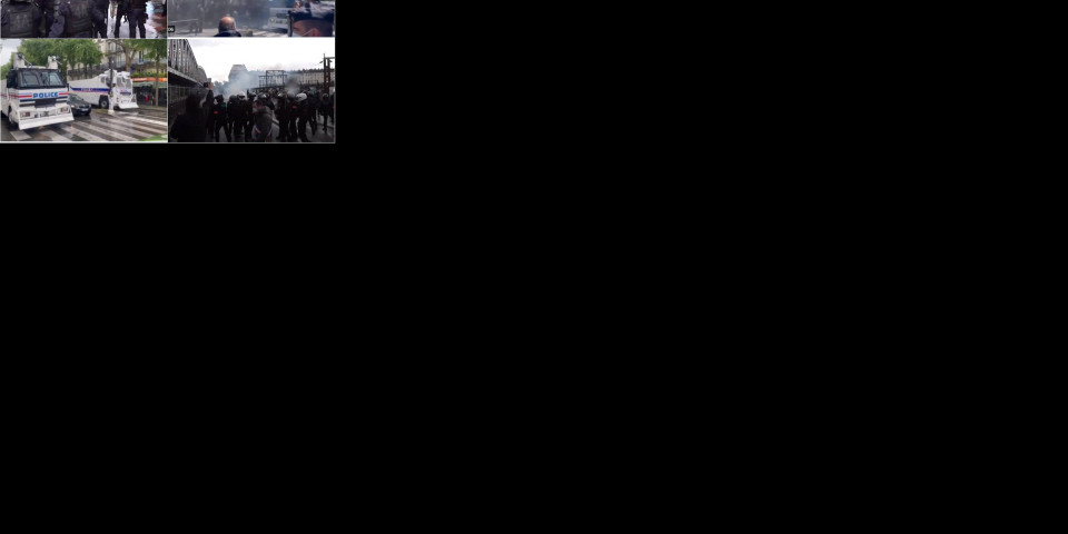 PARIZ NA NOGAMA, SUKOBI PROTESTANATA I POLICIJE na skupu podrške PALESTINI! /VIDEO/