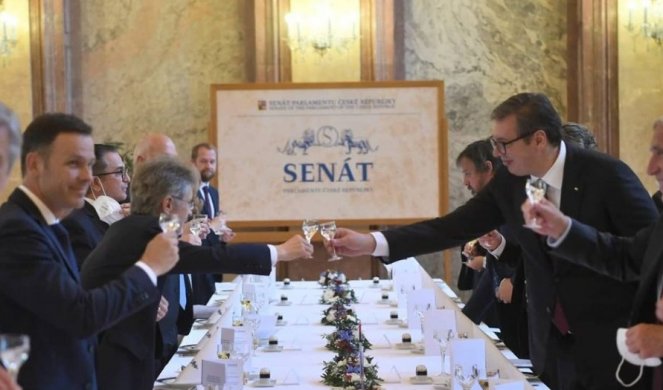 U ČAST ALEKSANDRA VUČIĆA! Predsednik Senata Češke organizovao svečanu večeru za srpskog predsednika!