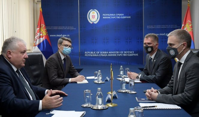 Sastanak ministra Stefanovića i ambasadora Belorusije Briljova