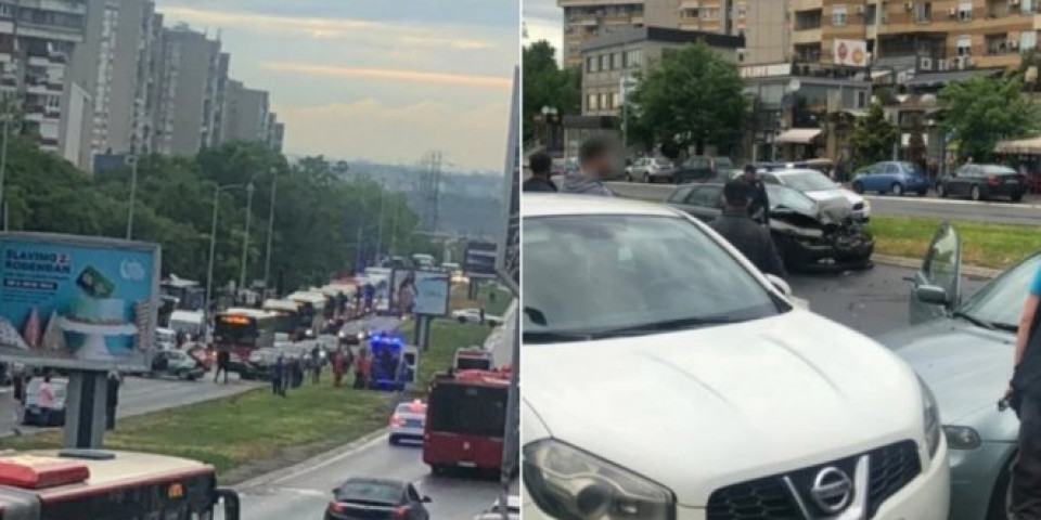 TEŽAK UDES U ŽARKOVU, AUTOMOBILI POTPUNO UNIŠTENI! Policija vrši uviđaj, Hitna pomoć ukazuje pomoć povređenima!