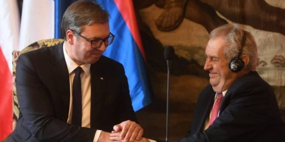 Vučić domaćin predsedniku Češke! Miloš Zeman u poseti Srbiji 29. i 30. januara