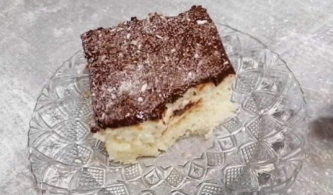 POSLASTICA BEZ JAJA! Kokos kolač sa glazurom od čokolade toliko sočan da ćete ga pojesti u trenu /VIDEO/