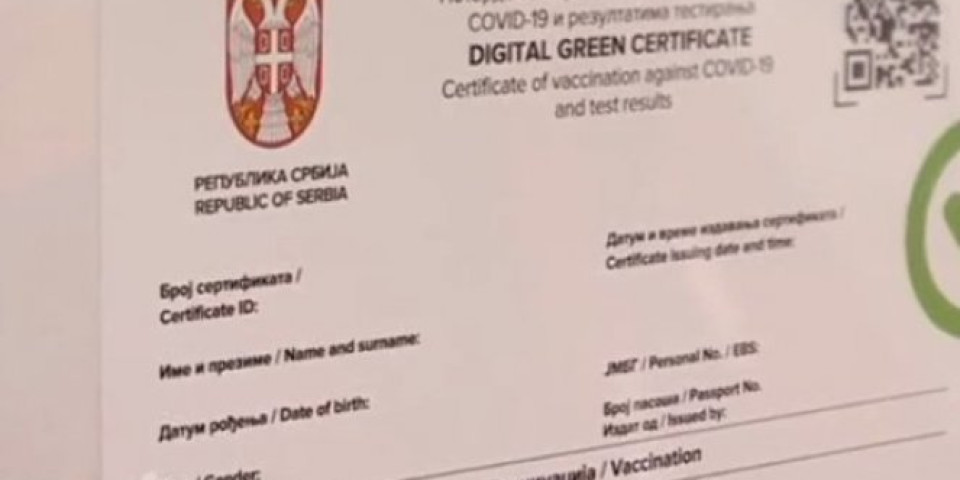 KORAK PO KORAK kako da preuzmete digitalni zeleni sertifikat koji vam je potreban za putovanja! Video