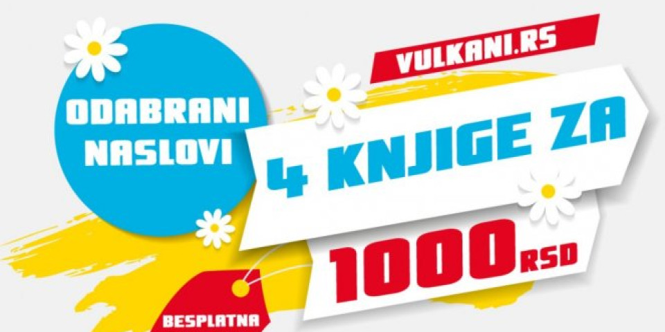 Nova akcija Vulkan izdavaštva - 4 knjige za 1000 dinara