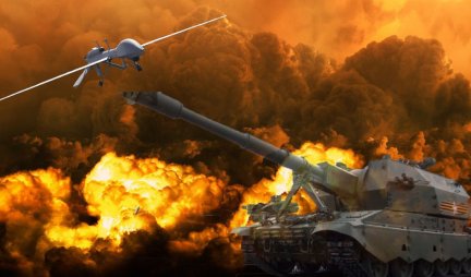 UKRAJINCI OBJAVILI VIDEO KOJI ĆE RAZBESNETI RUSE! Stelt dron razneo ruski borbeni tenk T-90,  srećom po Kijev reč je samo o kompjuterskoj simulaciji! /VIDEO/