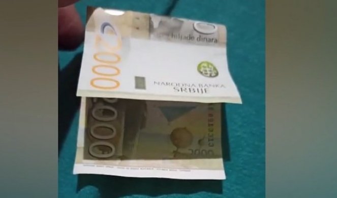 HIT NA DRUŠTVENIM MREŽAMA! Uzeo je 2.000 dinara i izmamio osmeh na lice! /VIDEO/