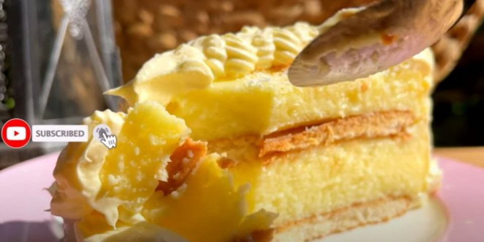KREMASTA TORTA ZA VRELE DANE! Brzi kolač sa keksom, pudingom i kokosom /VIDEO/
