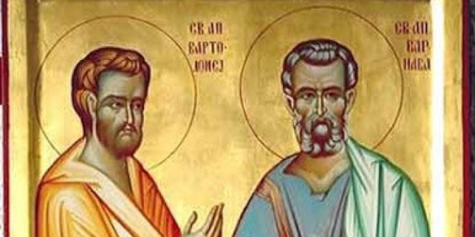Slavimo praznik Svetih apostola Vartolomeja i Varnave! Deci ovu stvar danas STROGO ZABRANITE DA RADE!