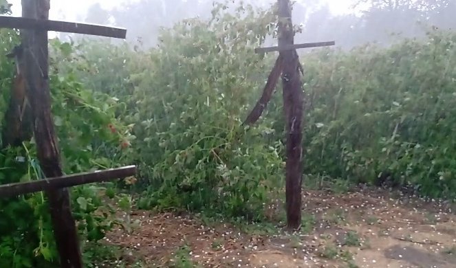 Nevreme zahvatilo užički kraj, meštani kažu da je GRAD VELIČINE LEŠNIKA DONEO VIŠE KORISTI NEGO ŠTETE! Foto