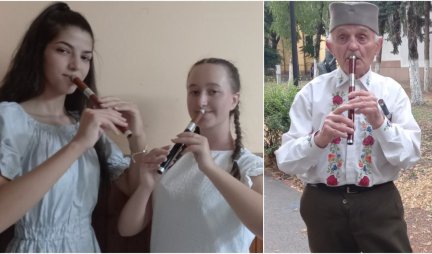 Stradivarijus za frule i dve devojčice obeležili 25. Sabor frulaša u Iđošu! Katarina i Milica su drugarice i budući virtuozi na fruli! Foto/Video