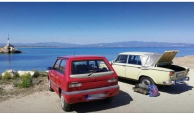 /FOTO/ FOTOGRAFIJA "JUGA" I "TRISTAĆA" IZ SRBIJE IZAZVALA HAOS NA DRUŠTVENIM MREŽAMA! "Jedva se dovukli do Grčke", pa ovo je urnebesno!