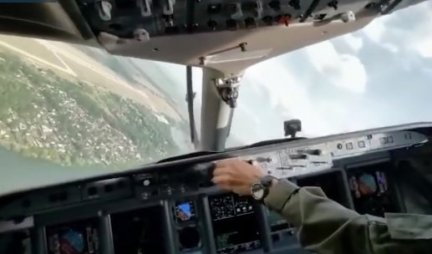 SRBIJA BI MOGLA DA GA DOBIJE USKORO! Jedinstveni snimci iz pilotske kabine i umeće upravljanja avionom SUHOJ SUPERDŽET 100! /VIDEO/