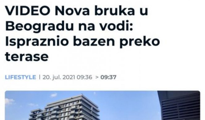 DOKLE IDE MRŽNJA ĐILASOVACA? Za bahati potez stanara Beograda na vodi pokušavaju da optuže vlast!