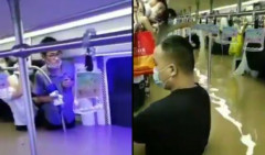 DA LI OVI LJUDI GLEDAJU SMRTI U OČI?! Šokantni snimci putnika koji su zarobljeni u vozu, a voda se podiže do ramena! /VIDEO/