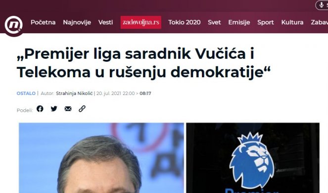 PA DA LI JE OVO VIŠE REALNO?! Đilasovski mediji optužili fudbalere i trenere u Premijer ligi da su saradnici Aleksandra Vučića! TOTALNO LUDILO! Foto