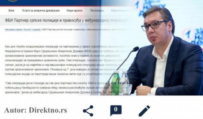 Đilasovski lažovi zloupotrebili bajato saopštenje američke ambasade da još jednom sramno optuže Vučića!