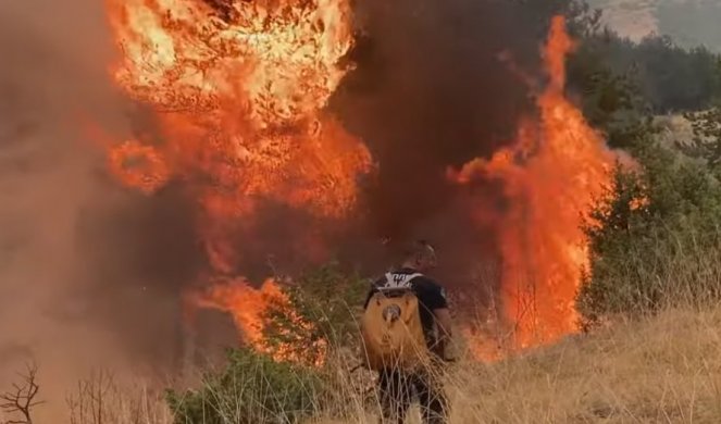 GORI MAKEDONIJA! VATRA BESNI OKO KUMANOVA, STRUMICE, BITOLJA, SKOPLJA... Paklena stihija zahvatila nekoliko kuća, vojska na terenu! /VIDEO/