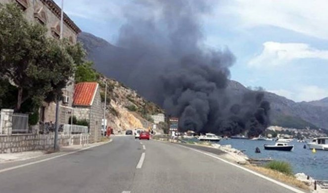 PRETAKALI GORIVO, PA NAPRAVILI HAOS! U požaru kod dubrovnika izgorela vozila, gliseri, skuteri... /VIDEO/