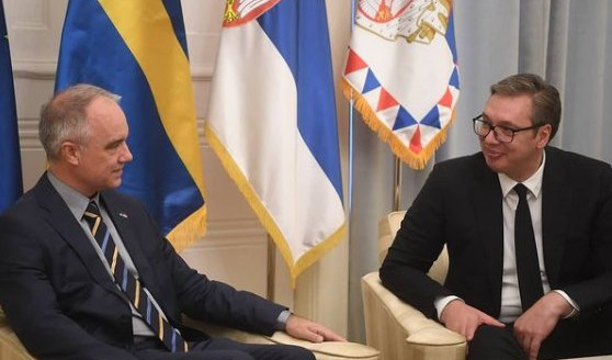 POSLEDNJI PUT S VUČIĆEM! Švedski ambasador u oproštajnoj poseti predsedniku!