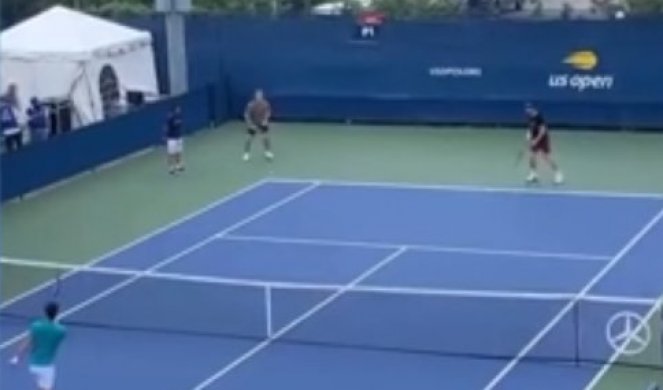 SVE PRŠTI! Novak i Marej treniraju ZAJEDNO i čekaju US Open kao zapete puške! /VIDEO/