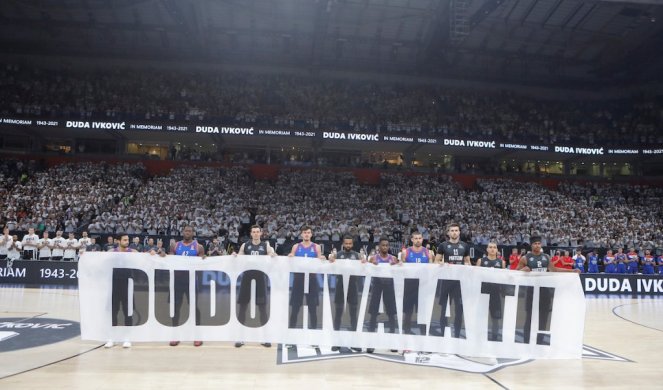 PARTIZAN SE OPROSTIO OD "KRSTAŠA"! Minut ćutanja u čast DUŠANA IVKOVIĆA! /VIDEO/