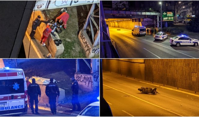 Poginuo motociklista u udesu u Terazijskom tunelu! Foto/Video