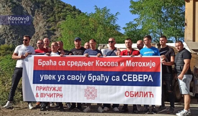 Srbi iz Vučitrna, Prilužja i Obilića u blokadi sa sunarodnicima sa severa Kosova na Jarinju!