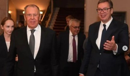 /FOTO/ DOBRO DOŠLI, DRAGI PRIJATELJU! Sastali se Vučić i Lavrov!