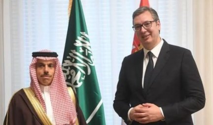 /FOTO/ VUČIĆ SE SASTAO SA BIN FARHANOM: Predsednik Srbije razgovarao sa šefom saudijske diplomatije!