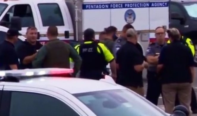 DRAMA U PENTAGONU! Policija, hitna pomoć i žuta traka oko zgrade! /VIDEO/