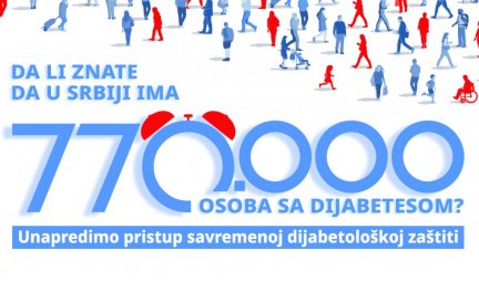 Dijabetološki savez Srbije pokrenuo kampanju "770.000“