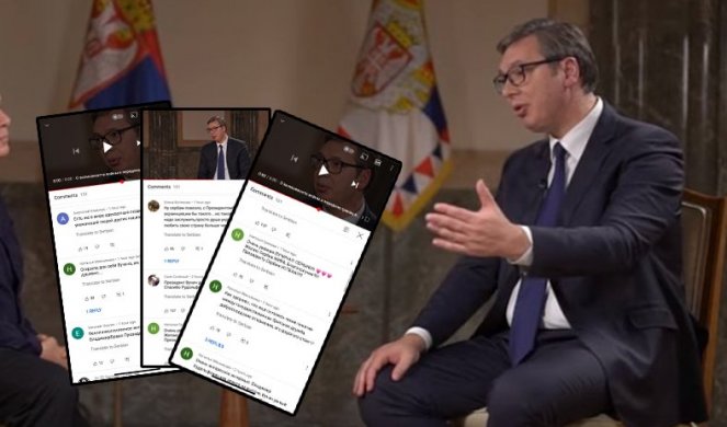 RUSI ODUŠEVLJENI, SA PAŽNJOM GLEDAJU VUČIĆEV INTERVJU: Srbi, čuvajte svog predsednika! To je pravi predsednik dostojan svog naroda!