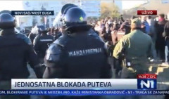 ĐILASOVSKA TELEVIZIJA PRIZNALA! Huligani u Novom Sadu napali na žandarmeriju koja je mirno stajala!