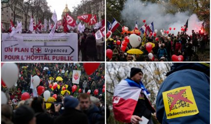 EVROPA VRI! Protesti protiv korona mera širom kontinenta, masovne demonstracije u Beču, Utrehtu, Parizu... /FOTO, VIDEO/