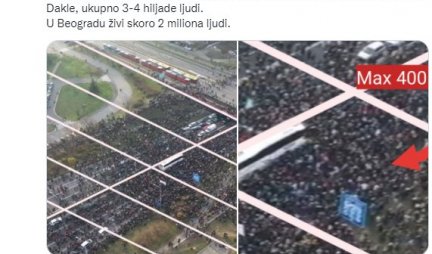 KAKVA MASA, STRAŠNA MASA LJUDI! Đilasovci bruje o broju demonstranata, a skupilo se desetak hiljada ljudi u CELOJ SRBIJI!