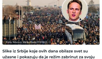 Marinika nastavlja da komanduje: Dajte promotere genocida u Srebrenici, koji za sve okrivljuju srpski narod, dajte njih da promovišu naše proteste!