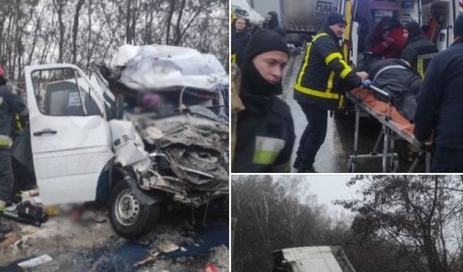 POGINULO NAJMANJE 10 OSOBA! Stravična nesreća u Ukrajini... Spasilačke ekipe na licu mesta!