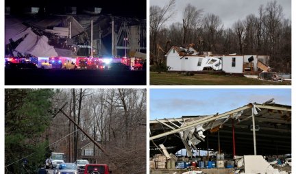 Krš i lom, sve je uništeno, broje se mrtvi! Tornado u Americi ostavio jezive posledice! /FOTO/VIDEO/