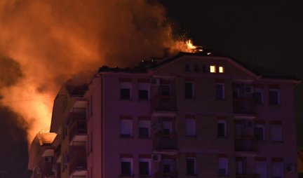 POŽAR LOKALIZOVAN, VATRA JOŠ UVEK TINJA! Nije bilo povređenih u požaru u Novom Sadu, vatrogasci pokušavaju da ga ugase u potpunosti!